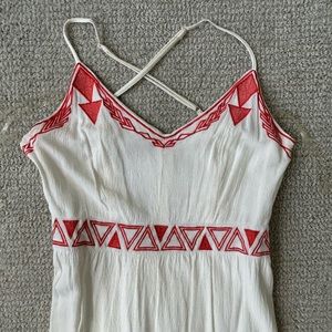 Francesca’s Maxi Dress Embroidered